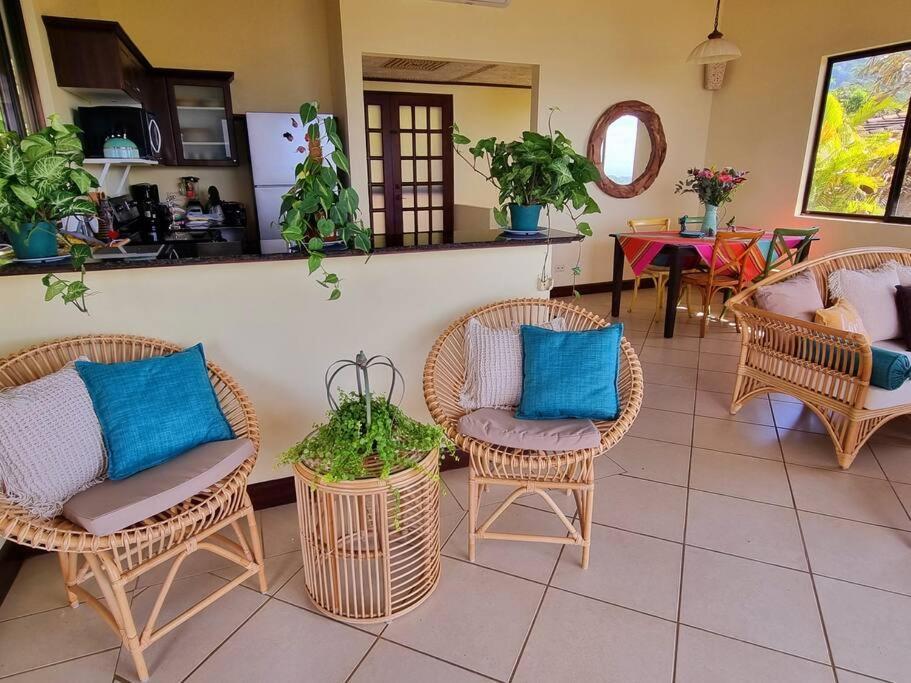 Villa Amor Del Mar With Breathtaking View Of Ocean & Jungle Dominical Bagian luar foto