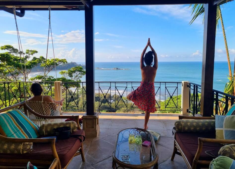 Villa Amor Del Mar With Breathtaking View Of Ocean & Jungle Dominical Bagian luar foto