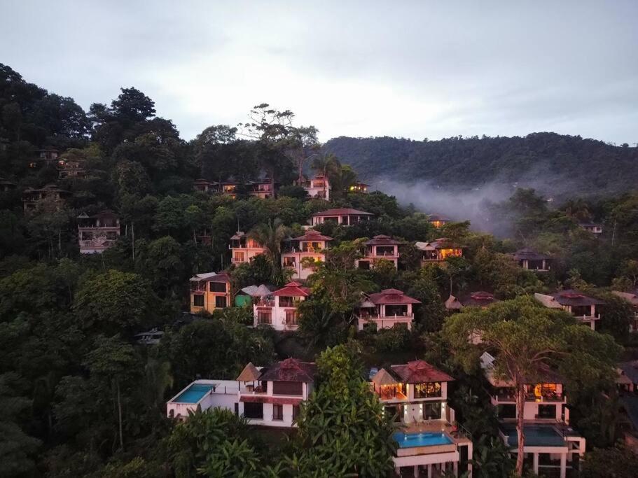 Villa Amor Del Mar With Breathtaking View Of Ocean & Jungle Dominical Bagian luar foto